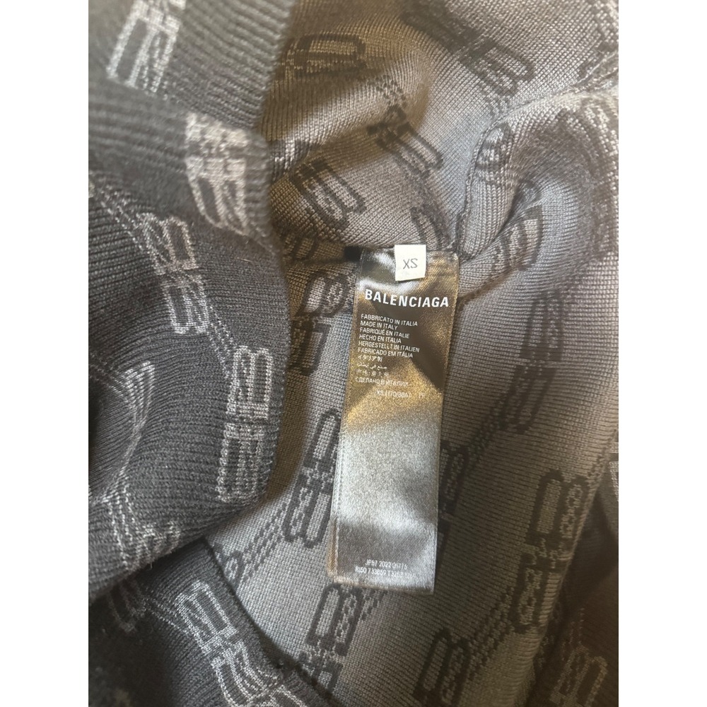Balenciaga BB Monogram Wool Knit Sweater Fits Size M Brand New w/tags - Picture 4 of 4